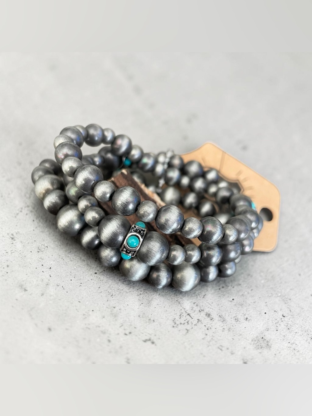 Navajo Pearl Bead Stretch Bracelets